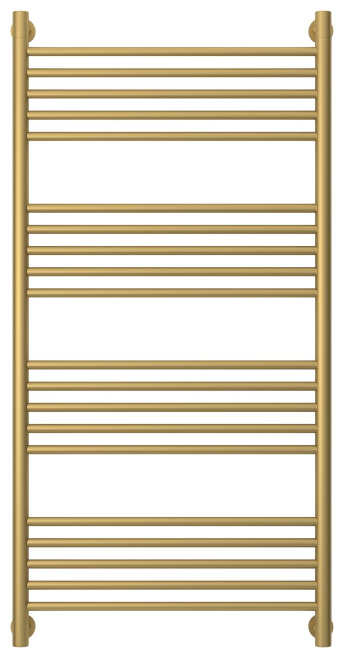 Полотенцесушитель водяной "Богема+" прямая 1200х600 (Матовое ЗОЛОТО)