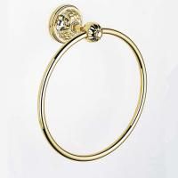 THG MANDARINE CRISTAL CLEAR Полотенцедержатель-кольцо, цвет полированное золото