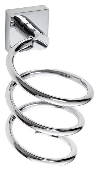 Держатель фена Beta спиралевидный 100x185x125мм, хром