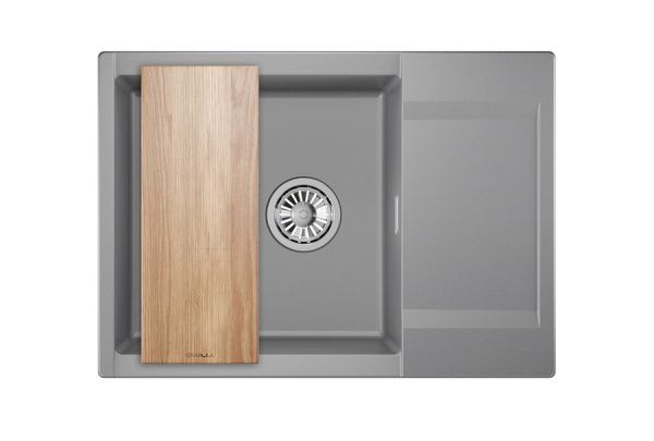 Кухонная мойка Granula 7003, АЛЮМИНИУМ