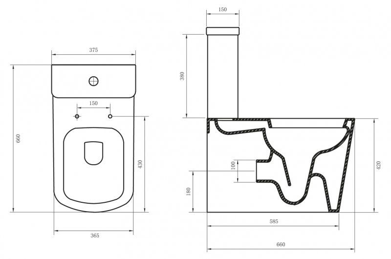 Бачок BelBagno ALBANO BB120T Бачок BelBagno ALBANO BB120T
