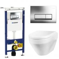Комплект унитаза AM.PM Spirit C701700WH+C707857WH с инсталляцией Geberit Duofix Plattenbau Delta UP100 458.125.21.1 с сиденьем Микролифт и клавишей смыва Хром Комплект унитаза AM.PM Spirit C701700WH+C707857WH с инсталляцией Geberit Duofix Plattenbau Delta UP100 458.125.21.1 с сиденьем Микролифт и клавишей смыва Хром