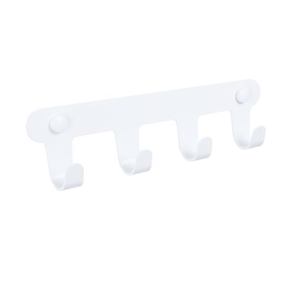 Планка с четырьмя крючками FIXSEN PRACTICA FX-805W-4, белый