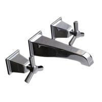 Devon Time Смеситель ванны настенный на 3 отв , цвет хром