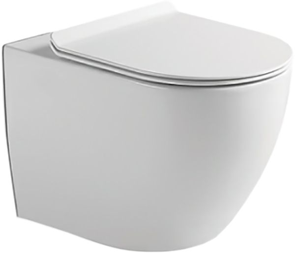 Комплект унитаза с инсталляцией SantiLine SL-5005+SL-01 с сиденьем Микролифт и клавишей смыва Хром