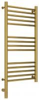Полотенцесушитель электрический "БОГЕМА 3.0" прямая 800х400 / МЭМ левый (Золото)