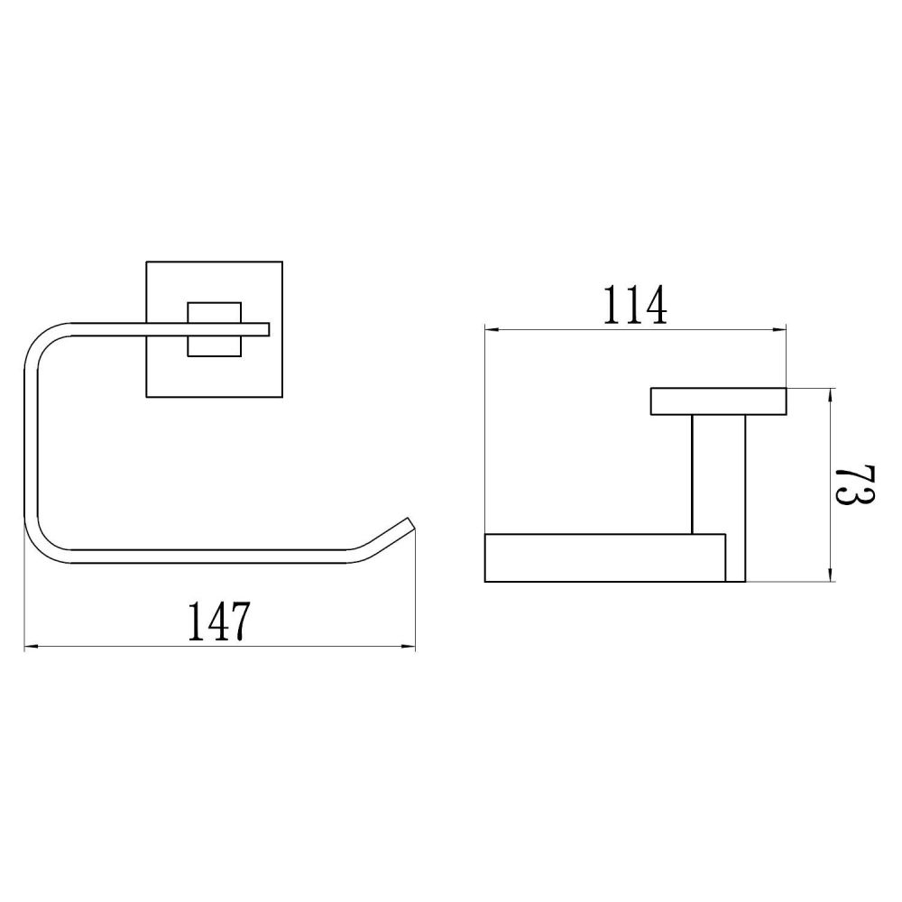 Держатель для туалетной бумаги Savol S-06552Q, графит, артикул S-06552Q