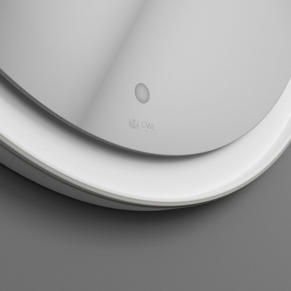 Viken White Зеркало с LED подсветкой, D650