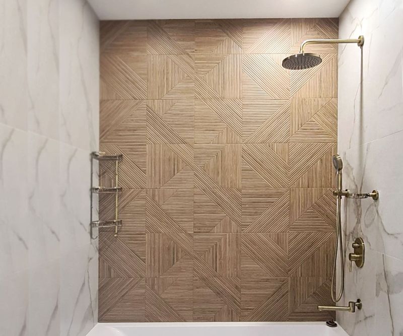 Душевая система встраиваемая Bronze de Luxe SCANDI 14582BR, бронза, артикул 14582BR