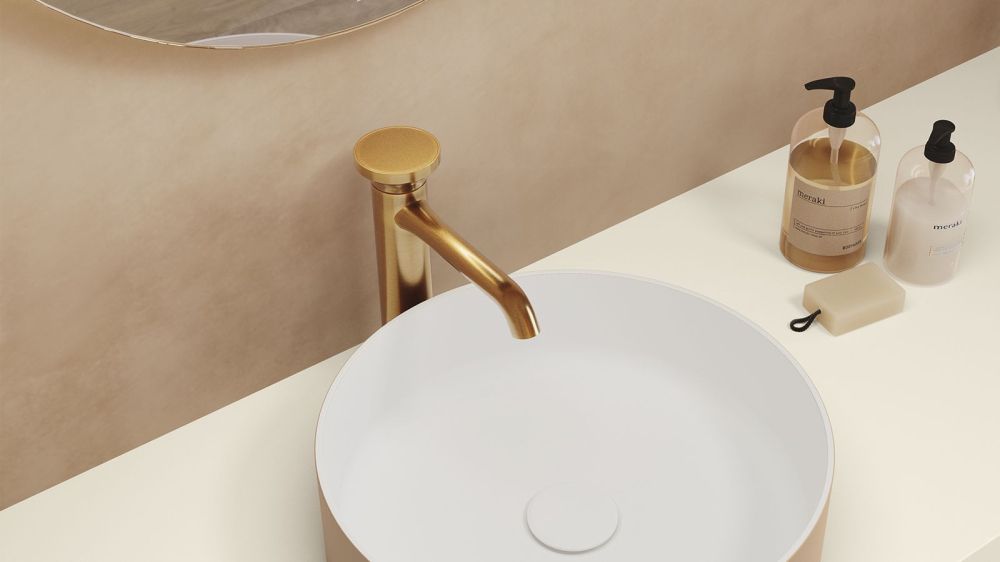 Zenon Rin, накладная раковина круглой формы без отверстия под смеситель, 39х39х10,8 см, цвет белый матовый, артикул 4000.000.000.000.09349