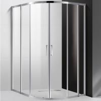 Душевой уголок Cezares Molveno RH-22 110х100 MOLVENO-RH-22-110/100-C-Cr-IV профиль Хром стекло прозрачное