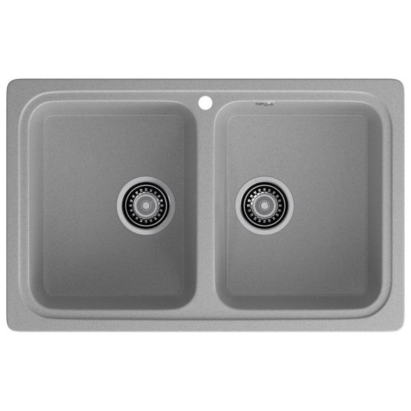 Кухонная мойка GranFest STANDART 780K, серый