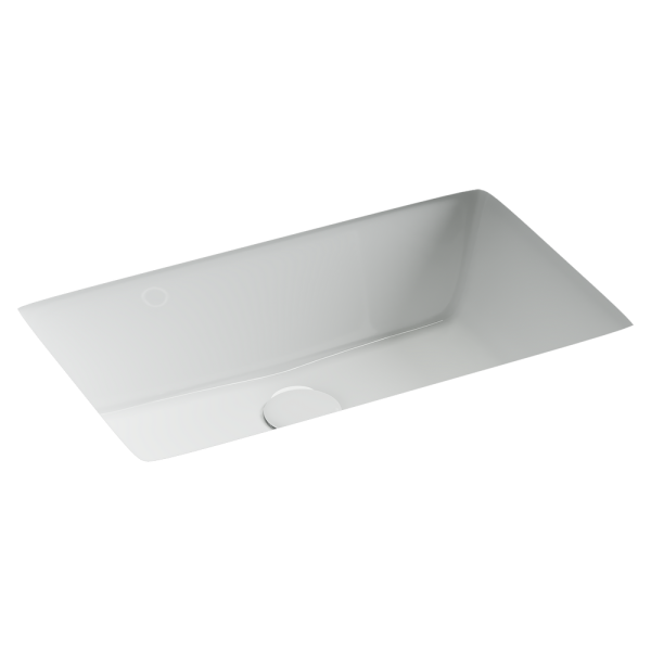 Раковина встраиваемая снизу Ceramicanova Эра (Era) 525x345x175мм, c отверстием слива - перелива белый, арт.CN15004