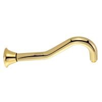 RICAMBI Кронштейн для верхнего душа, L-345 mm., d-30 mm., 1/2"x1/2", золото