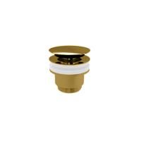 Devon Донный клапан CLICK-CLACK без перелива, цвет латунь матовая Devon Донный клапан CLICK-CLACK без перелива, цвет латунь матовая