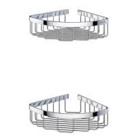 A7452200 Sense L Корзина для душа угловая двухъярусная, хром