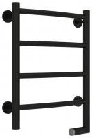 Полотенцесушитель электрический "ГАЛАНТ 2.0" 500х400 / МЭМ правый (Матовый Чёрный)