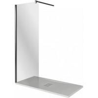 Душевая перегородка Good Door Walk In SP-120-C-В 120 профиль Черный стекло прозрачное