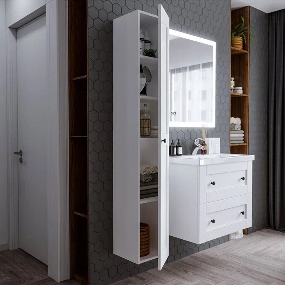 Пенал Бриклаер Хелена (рамочный) 30 см, белый, артикул 4627125416392