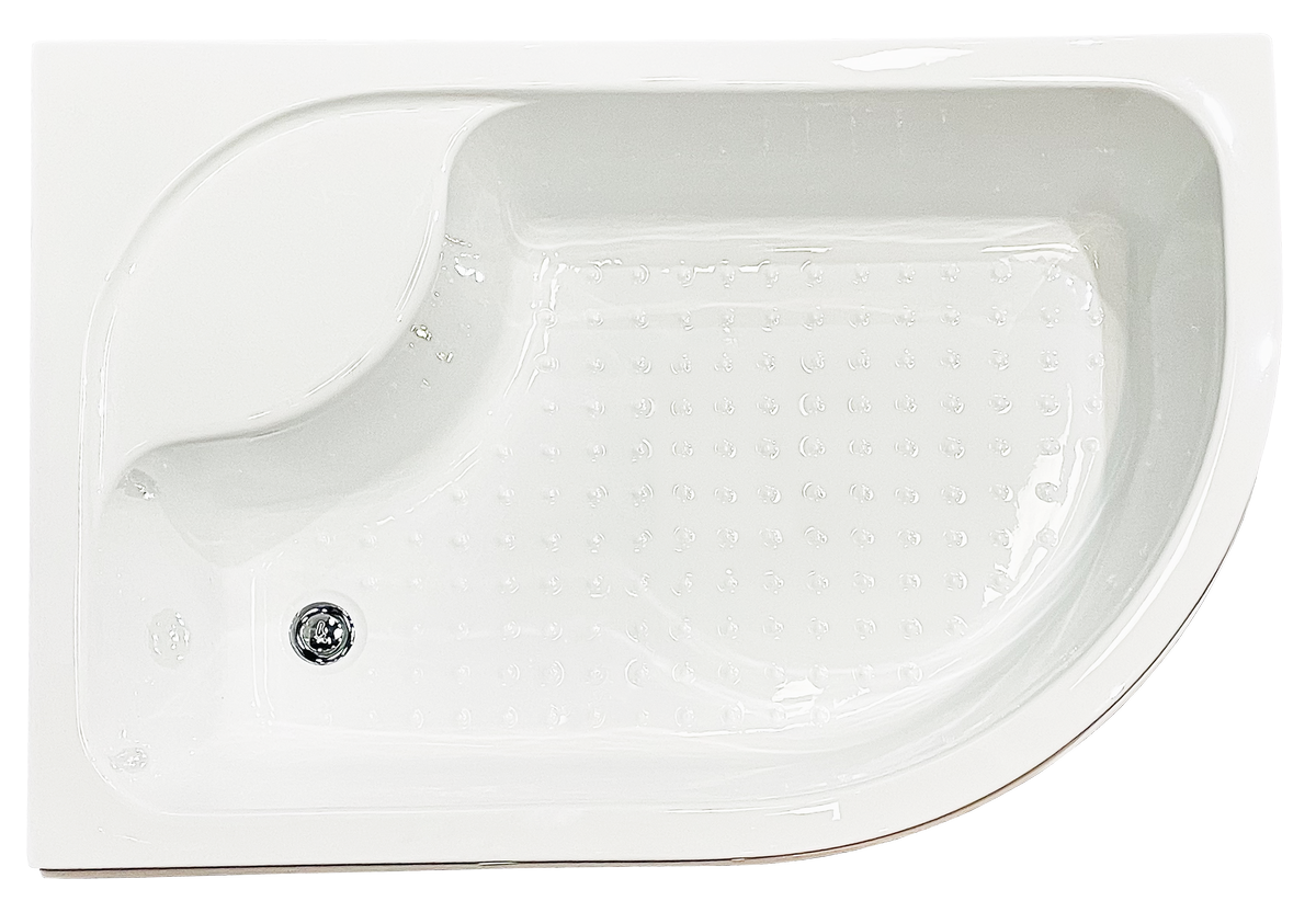 Душевой угол Royal Bath RB 8120BK-C (матовое) левый