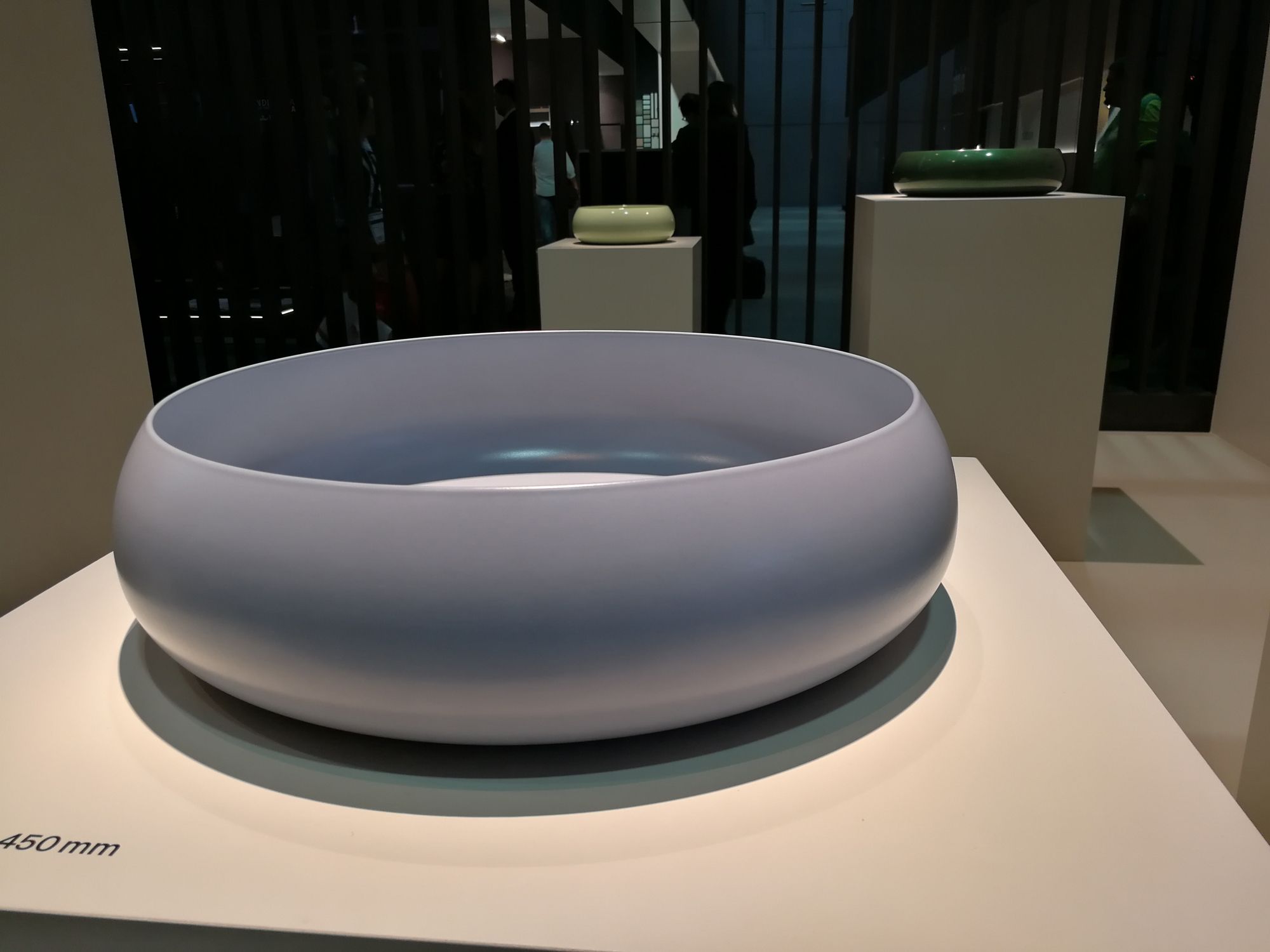 BETTECraft  Раковина-чаша на столешницу круглая , 45х45х12 cм, без отв. под смеситель и перелива, цвет blue satin