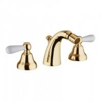 Bongio Oxford Lux Смеситель для биде, цвет золото/белый фарфор