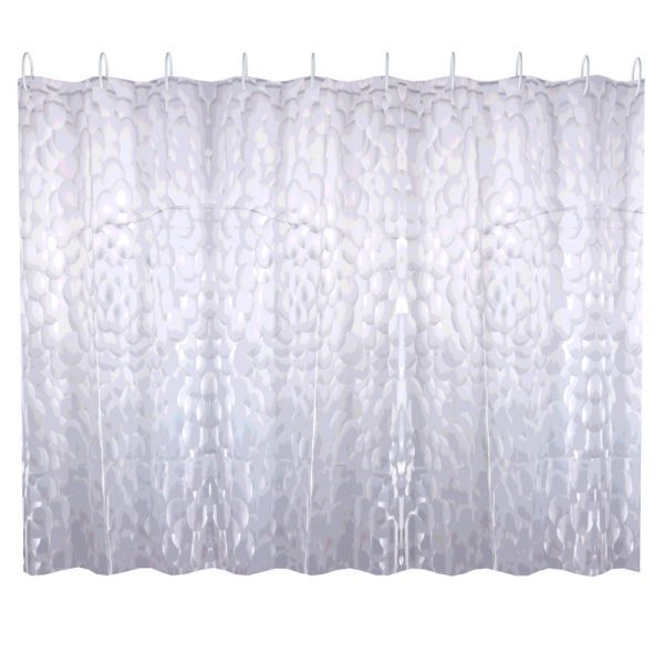 Штора для ванной FASHUN A8758, белый