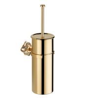 THG PETALE DE CRISTAL CLAIR LISERE DORE Ёршик для унитаза, подвесной, цвет полированное золото