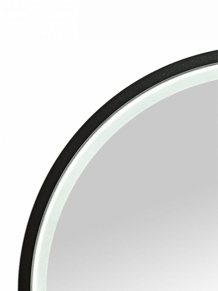 Зеркало с подсветкой ART&MAX Livorno AM-Liv-600-DS-F-Nero, артикул AM-Liv-600-DS-F-Nero