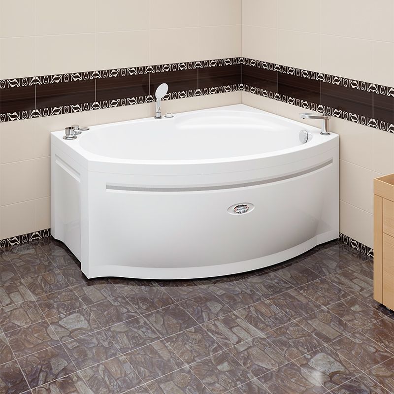 Акриловая ванна Radomir Wachter Монти 150x105 форсунки Белые L с гидромассажем