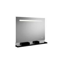 Burgbad Fiumo Зеркало 800х150х817 мм, с полкой цвет T055, подсветка, сенс выкл, зерк обогрев,корпус аллюминий, 2 ящика аксессуары черные, панель FOT2 Burgbad Fiumo Зеркало 800х150х817 мм, с полкой цвет T055, подсветка, сенс выкл, зерк обогрев,корпус аллюминий, 2 ящика аксессуары черные, панель FOT2
