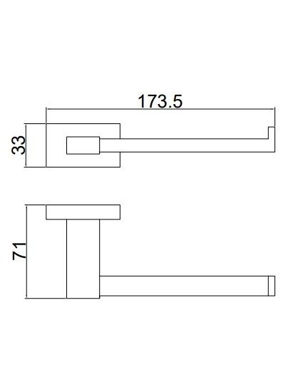Держатель для туалетной бумаги BELZ B90303-2, черный, артикул B90303-2