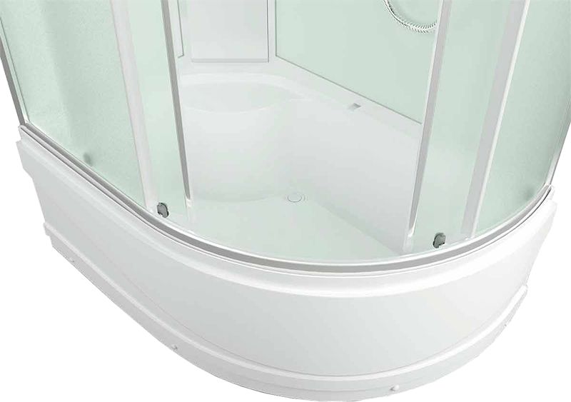 Душевая кабина Erlit Comfort ER3512TPL 120x80 задняя стенка Белая стекло матовое Душевая кабина Erlit Comfort ER3512TPL 120x80 задняя стенка Белая стекло матовое