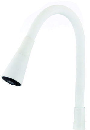Гибкий излив для кухонного смесителя Savol S-MCG-W, белый