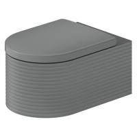 Duravit  Millio Унитаз подвесной &quot;Grooves&quot;  370х570 мм, крепление в компл.,цвет светло-серый матовый