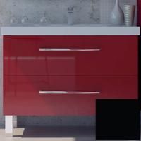 Тумба с раковиной SanVit Сольвейг 60 ksolv060 в цвете Ral Черный глянец Тумба с раковиной SanVit Сольвейг 60 ksolv060 в цвете Ral Черный глянец