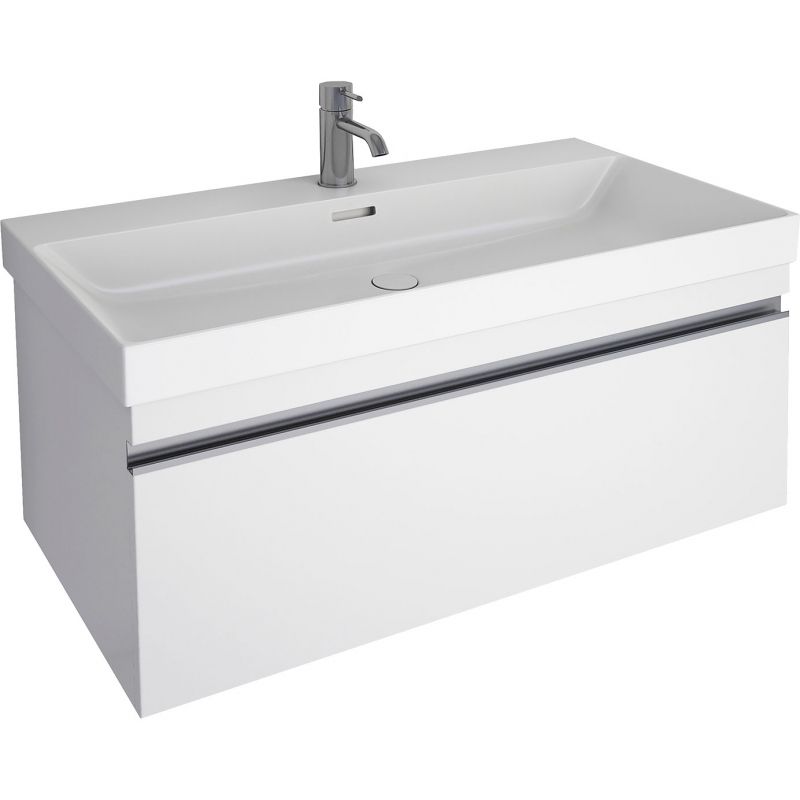 Тумба Grace 90, белый лак, 1 ящ, арт. 99.0903