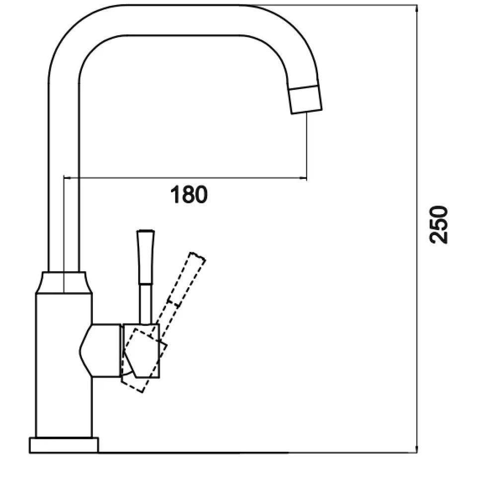 Смеситель Savol S-SUS31003 для кухонной мойки