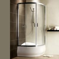 Душевой уголок Radaway Premium Plus A 1700 80x80 профиль Хром стекло прозрачное