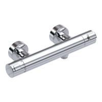 Смеситель для душа, Laufen, Citypro, тип открывания воды-вентильный, тип регулирования воды-термостатический картридж, монтаж-настенный, отверстия для монтажа-2, цвет-хром