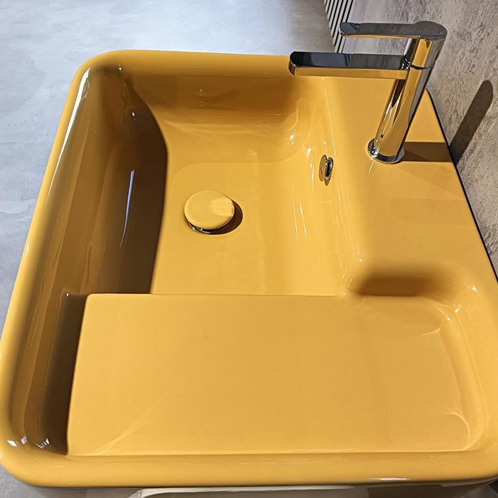 SIMAS HOP  Раковина чаша подвесная 60x50xh18 см, без отв. для смесителя,  цвет NARCISO