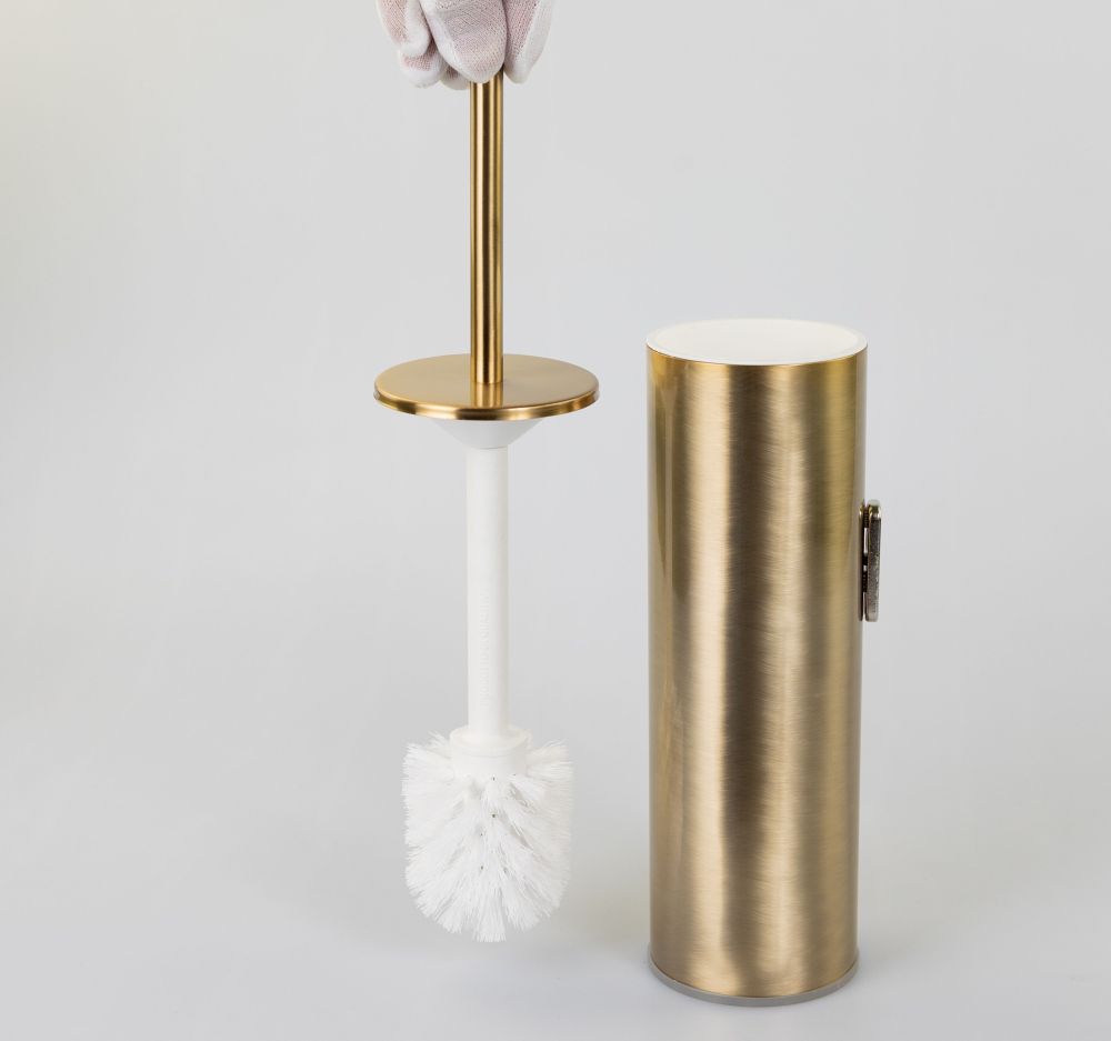 Stil Haus Hashi, настенный металлический ёрш, цвет золото сатин, артикул 010M(15)