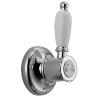 HUBER Victorian Переключатель на 2 положения 1/2",внешняя и внутренняя части в комплекте, цвет хром