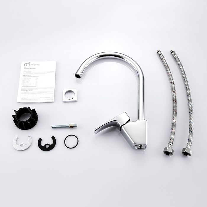Смеситель для кухни Milardo Labrador LABSB00M05 хром