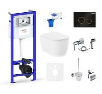 Комплект 10 в 1 Lavinia Boho Bell Pro Rimless 75110478, премиум с пластиковой клавишей