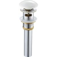 Донный клапан SantiLine SL-101 с переливом Белый Донный клапан SantiLine SL-101 с переливом Белый