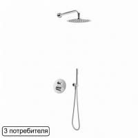 Термостатическая душевая система скрытого монтажа EXCELLENT Pi AREX.SET.1248CR (хром)
