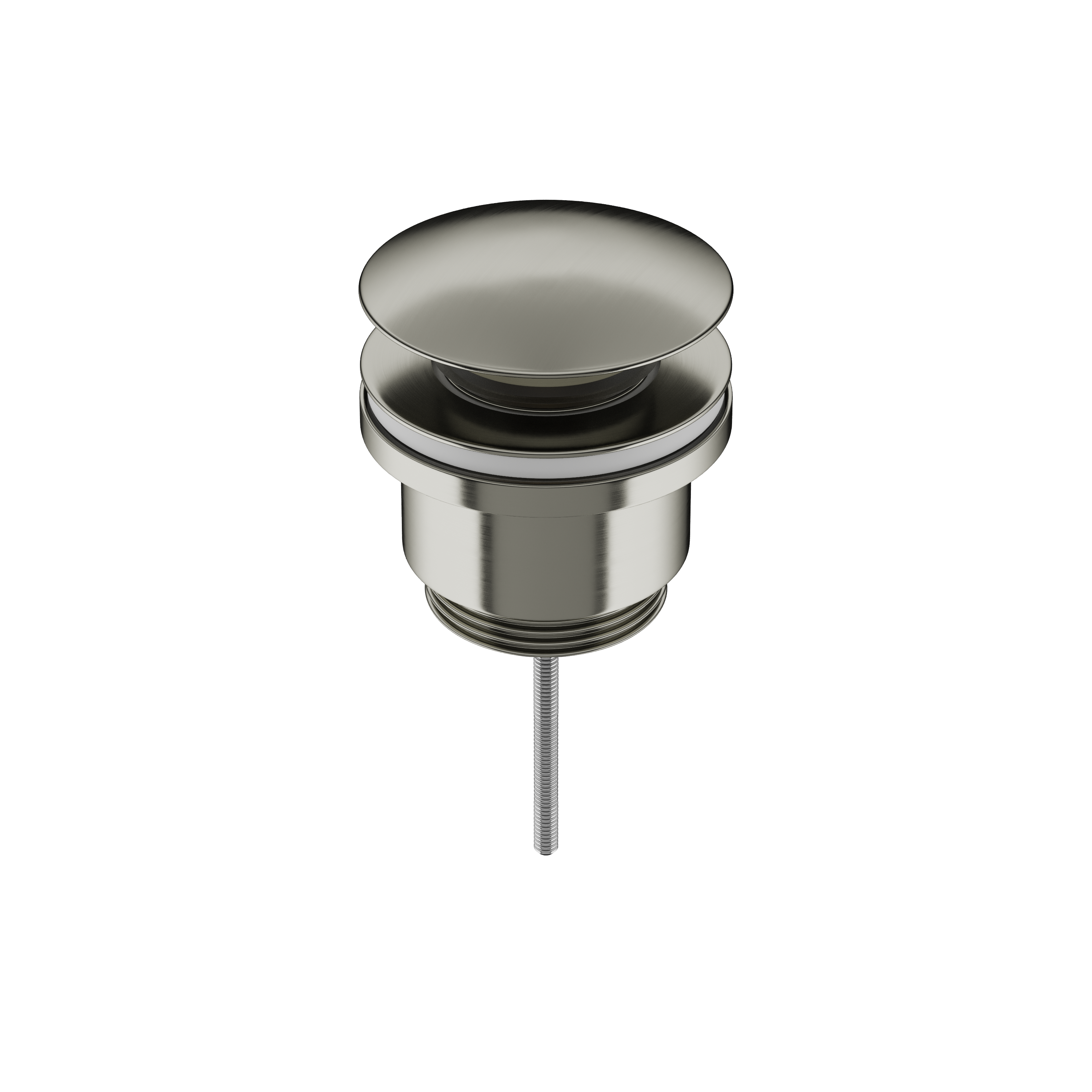 Донный клапан универсальный Ceramicanova 70003BN с системой "Клик - Клак" латунь брашированный никель ПВД (PVD), артикул 70003BN