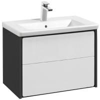 Тумба под раковину Roca Ronda 60 ZRU9302963 подвесная Белый глянец Антрацит