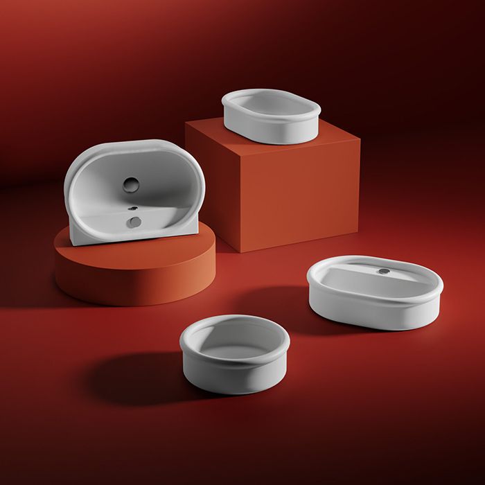 Artceram BRERA Раковина накладная 60 x 45 h 15,5 см, без отв под смеситель, цвет белый глянцевый Artceram BRERA Раковина накладная 60 x 45 h 15,5 см, без отв под смеситель, цвет белый глянцевый